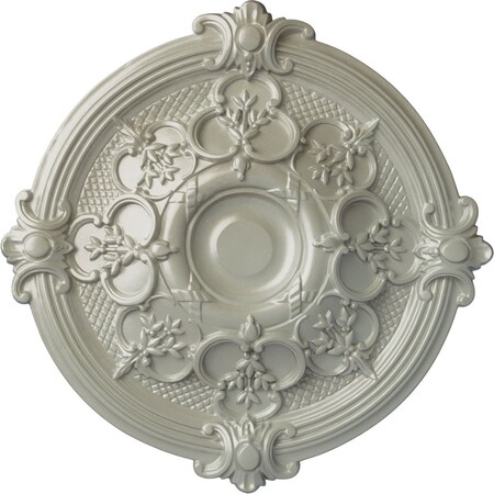 Ekena Millwork Hamilton Ceiling Medallion (Fits Canopies up to 3 3/4"), 17 3/8"OD x 1 3/4"P, Flash Copper CM17HAFCS